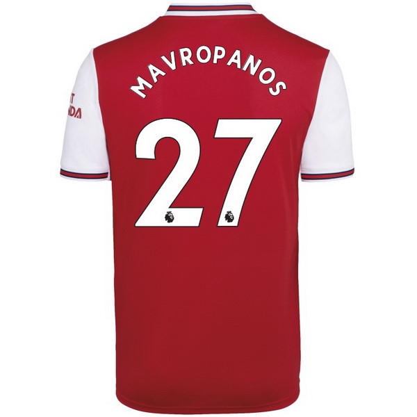 Camiseta Arsenal NO.27 Mavropanos Primera equipación 2019-2020 Rojo